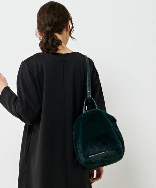 「MELROSE claire」 2WAYバッグ FREE グレー レディース_画像6