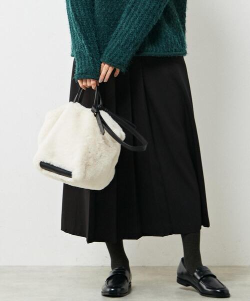 「MELROSE claire」 2WAYバッグ FREE グレー レディース_画像7