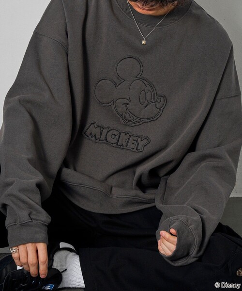 Disney（ディズニー） スウェットカットソー「PUBLUXコラボ」 MEDIUM