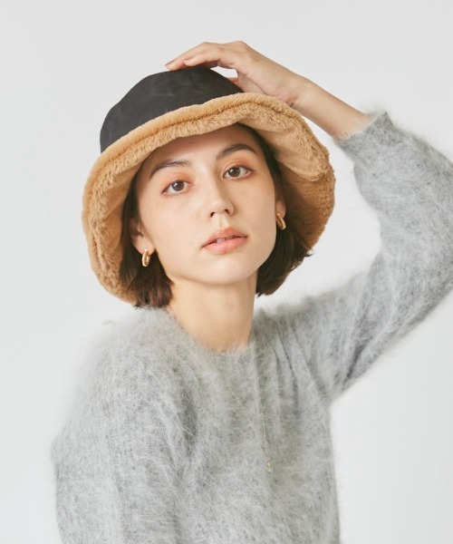 「Chapeau d' O」 ハット M/57.5cm ベージュ レディース_画像2