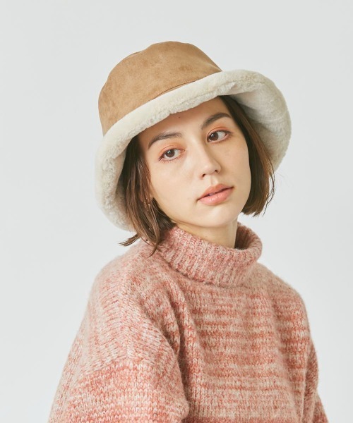 「Chapeau d' O」 ハット M/57.5cm ベージュ レディース_画像5