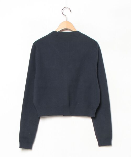 「CABaN」 ニットカーディガン X-SMALL ネイビー レディースの画像