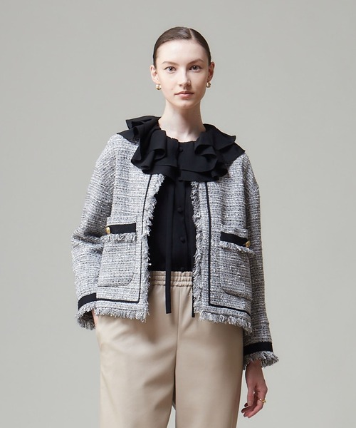 「Liesse」 長袖ブラウス FREE イエロー レディース_画像2