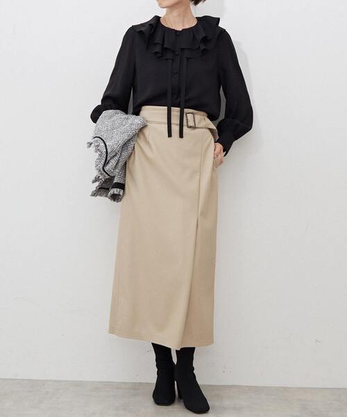 「Liesse」 長袖ブラウス FREE イエロー レディース_画像3