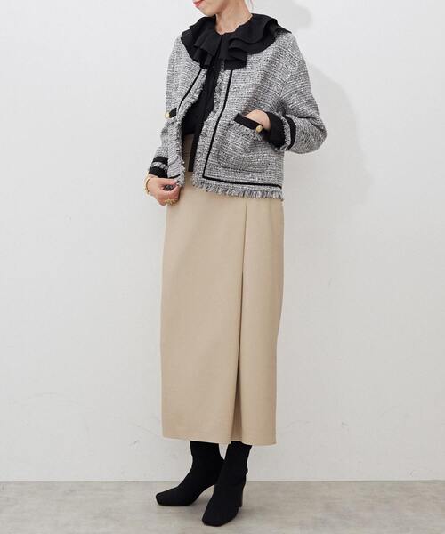 「Liesse」 長袖ブラウス FREE イエロー レディース_画像5