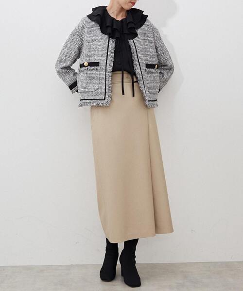 「Liesse」 長袖ブラウス FREE イエロー レディース_画像6