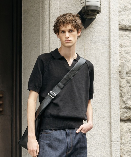 LURAKU ショルダーバッグ 「LURAKU」Synthetic Leather Big Shoulder LURAKU ショルダーバッグ 「LURAKU」Synthetic Leather Big Shoulder