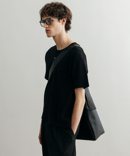 LURAKU ショルダーバッグ 「LURAKU」Synthetic Leather Big Shoulder LURAKU ショルダーバッグ 「LURAKU」Synthetic Leather Big Shoulder