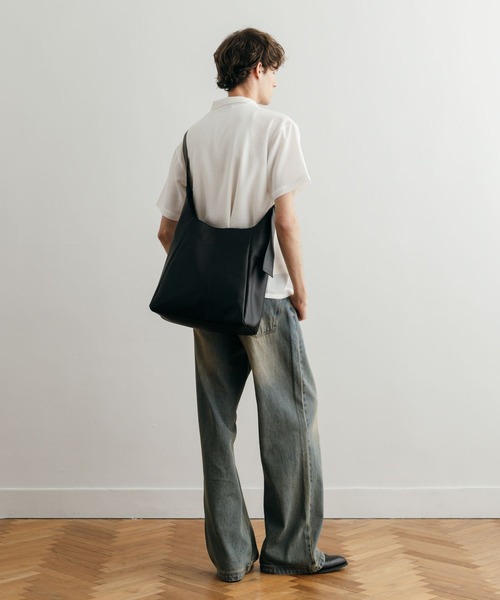 LURAKU ショルダーバッグ 「LURAKU」Synthetic Leather Big Shoulder