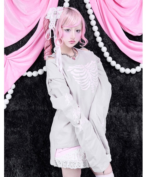 AVENCHUMU Ribbon ＆ studs lace cross head dress : ZOZOTOWN Yahoo