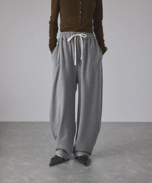 「ADAM ET ROPE'」 スウェットパンツ 36 グレー レディースの画像