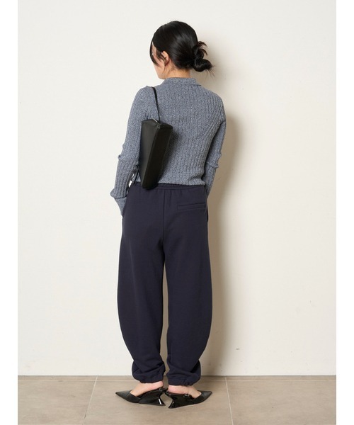 「MIESROHE」 ニットカーディガン FREE ネイビー レディースの画像