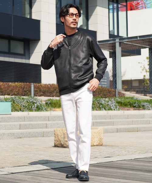 JIGGYS SHOP（ジギーズショップ） ジャージ ストレッチ フェイクレザー