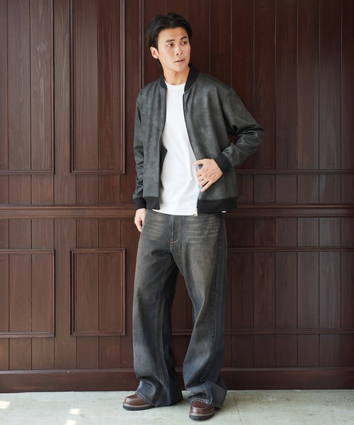 JIGGYS SHOP（ジギーズショップ） ジャージ ストレッチ フェイクレザー