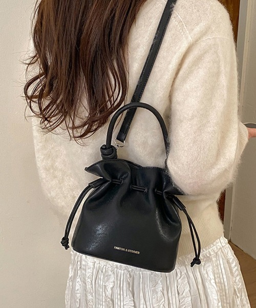 AlexanderWang 巾着型 ハンドバッグ ブラック alexanderwang