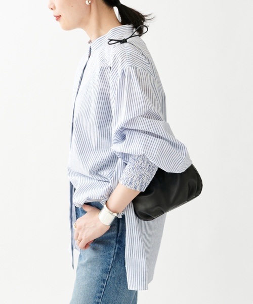 「journal standard L'essage」 長袖ブラウス - ブラウン レディース_画像4