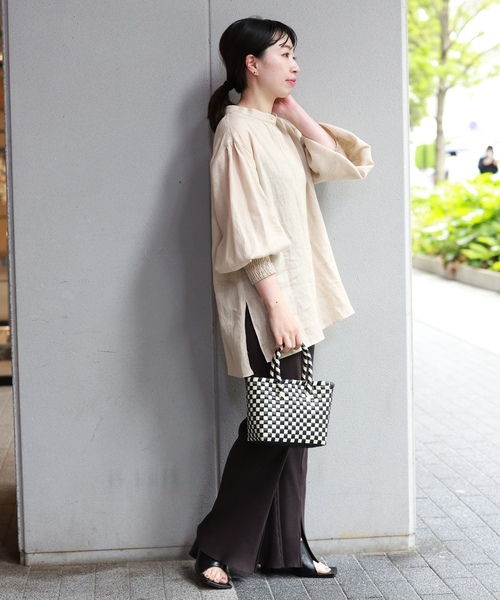 「journal standard L'essage」 長袖ブラウス - ブラウン レディース_画像7