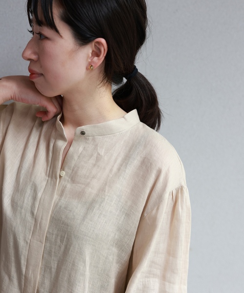 「journal standard L'essage」 長袖ブラウス - ブラウン レディース_画像9