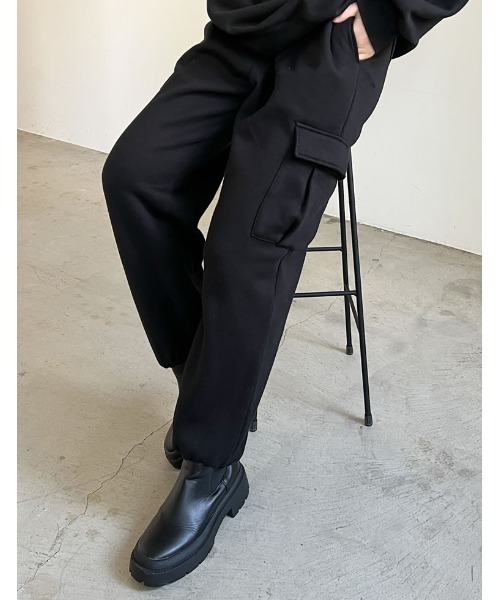 「Re:EDIT」 カーゴパンツ LARGE オートミール レディース_画像4