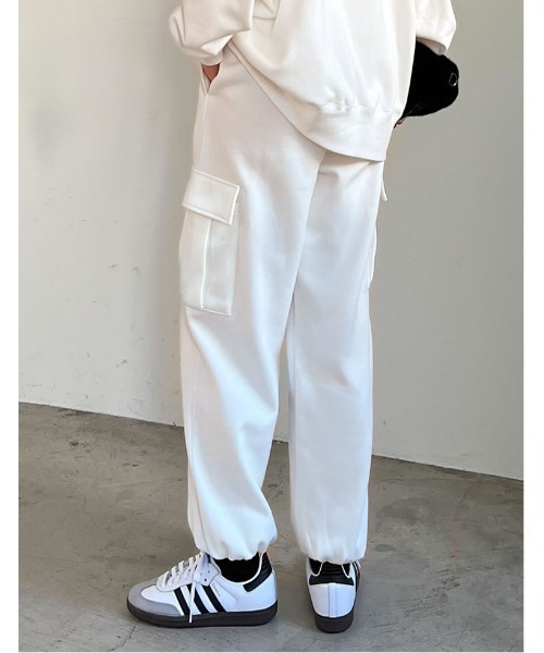 「Re:EDIT」 カーゴパンツ LARGE オートミール レディース_画像5