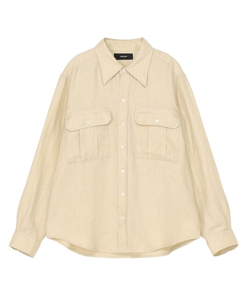 ブラウス シャツ LINEN TWILL / P レディース