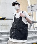 ベスト ジレ 2WAY多機能フェスベスト/トー...の詳細画像1