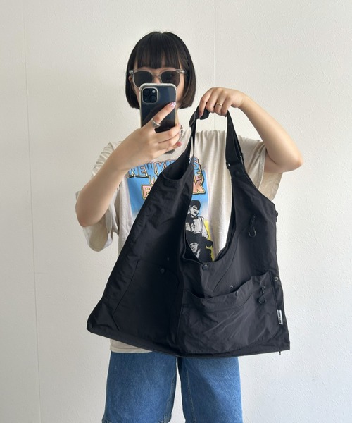 B.R.U ベスト ジレ 2WAY多機能フェスベスト／トートバッグ メンズ
