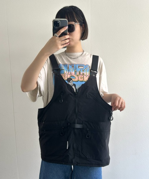 B.R.U ベスト ジレ 2WAY多機能フェスベスト/トートバッグ メンズ B.R.U ベスト ジレ 2WAY多機能フェスベスト/トートバッグ メンズ