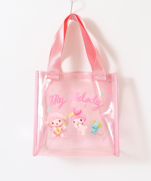 sanrio（サンリオ） トートバッグ 小さめ クリア ミニ クリア