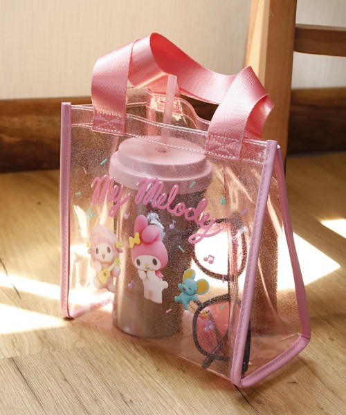 sanrio（サンリオ） トートバッグ 小さめ クリア ミニ クリア