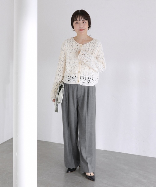 「La TOTALITE」 スラックス 36 グレー レディース_画像4