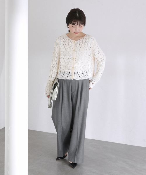 「La TOTALITE」 スラックス 36 グレー レディース_画像5