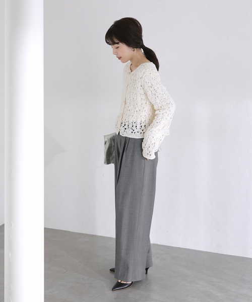 「La TOTALITE」 スラックス 36 グレー レディース_画像6