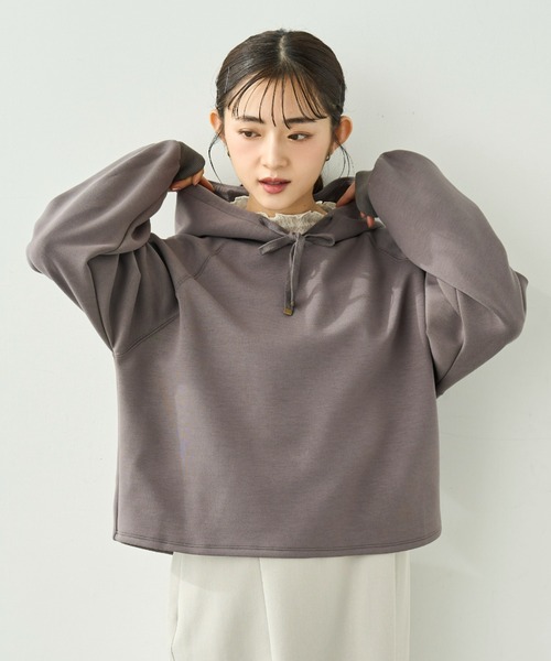 「mil」 プルオーバーパーカー ONE SIZE アイボリー レディース_画像2
