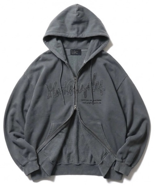 Mark Gonzales（マークゴンザレス） ジップアップパーカー L グレー系 