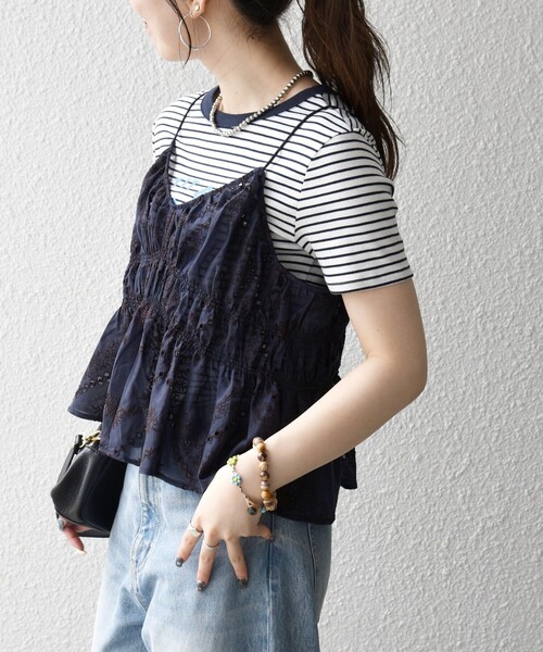✨CHANEL キャミソールNavy✨可愛い❣️✨サマー特価✨ ブルー（青）系