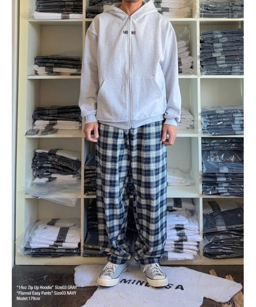 MYne パンツ 「MINE」マイン Flannel Check Easy Pants メンズ