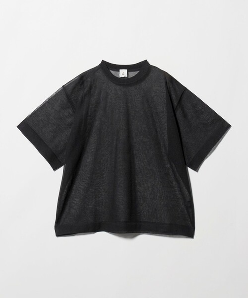 ニット セーター 「6(ROKU)」シアー ビッグ ニット 26SS レディースの画像