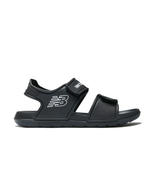 「New Balance」 「KIDS」フラットサンダル 21.0cm ブラック キッズ_画像6