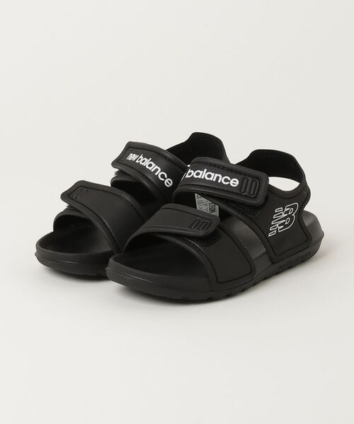 「New Balance」 「KIDS」フラットサンダル 21.0cm ブラック キッズ_画像7