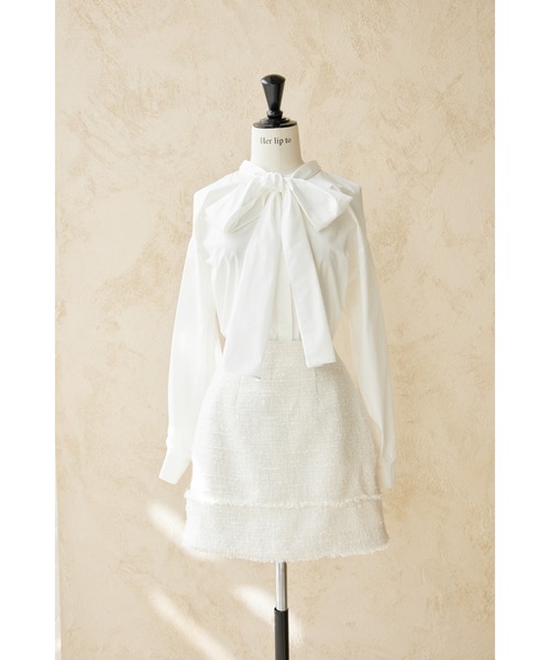 Her lip to 長袖ブラウス S パープル レディース : ZOZOTOWN Yahoo!店