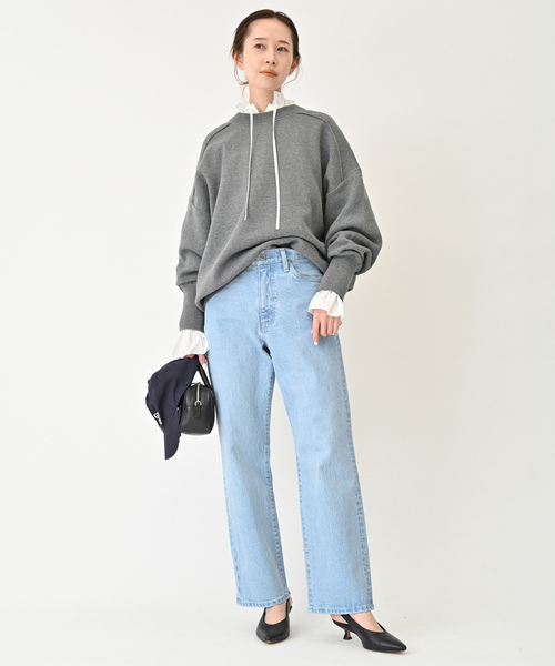 「SLOBE IENA」 デニムパンツ 40 ブルー レディース_画像9