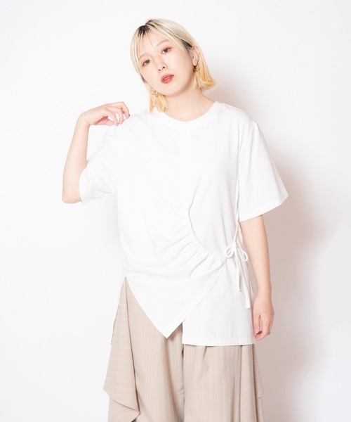 OSMOSIS（オズモーシス） tシャツ 半袖 2WAYドロストアレンジTシャツ