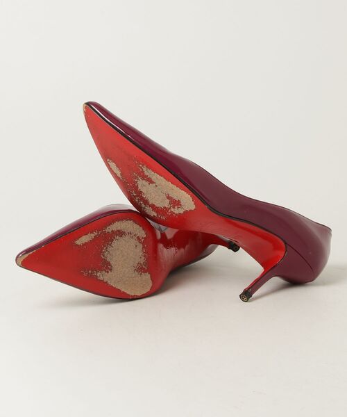 ルブタン パンプス37.5 Christian Louboutin（クリスチャンルブタン） パンプス 37.5 パープル