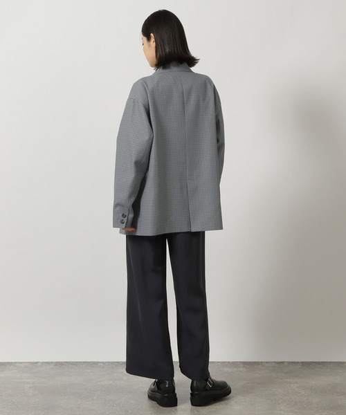 「LAKOLE」 テーラードジャケット LARGE ネイビー レディース_画像4