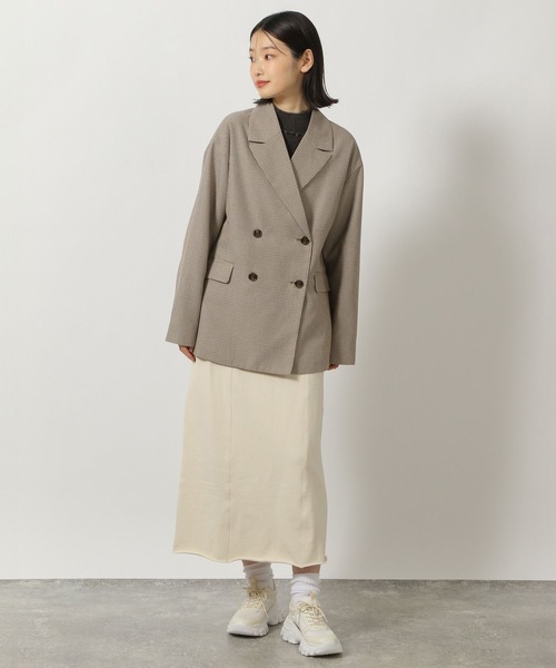「LAKOLE」 テーラードジャケット LARGE ネイビー レディース_画像8