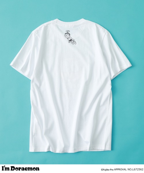 sanrio（サンリオ） tシャツ I'm Doraemon フェイス柄 プリント 半袖T