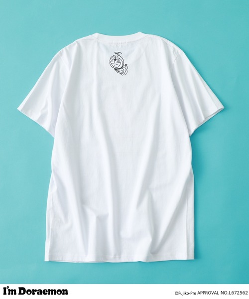 sanrio（サンリオ） tシャツ I'm Doraemon フェイス柄 プリント 半袖T