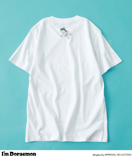 sanrio（サンリオ） tシャツ I'm Doraemon フェイス柄 プリント 半袖T