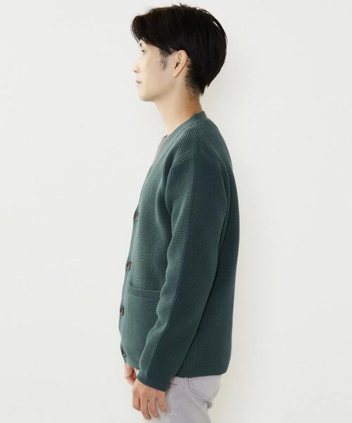 「MEN'S MELROSE」 カーディガン 3 グレイッシュベージュ メンズ_画像3